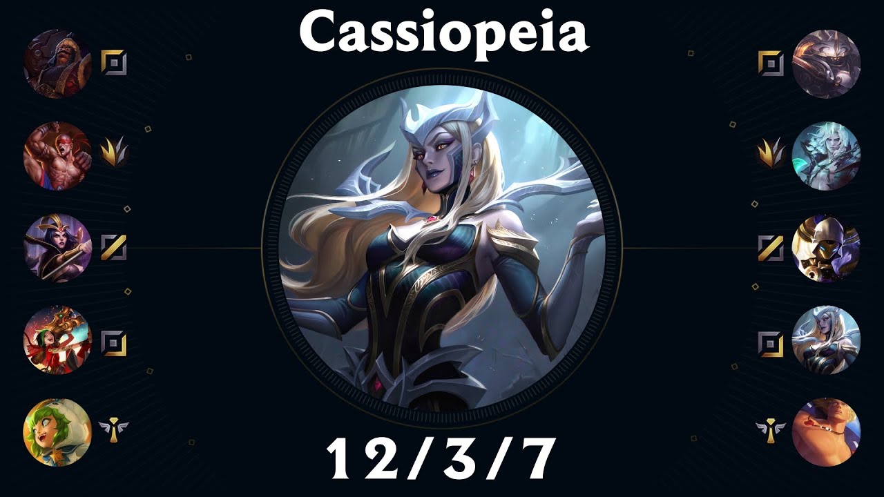 Boy 1 Champ Cassiopeia Bot vs Jinx KR GrandMaster Replay Patch 13.21