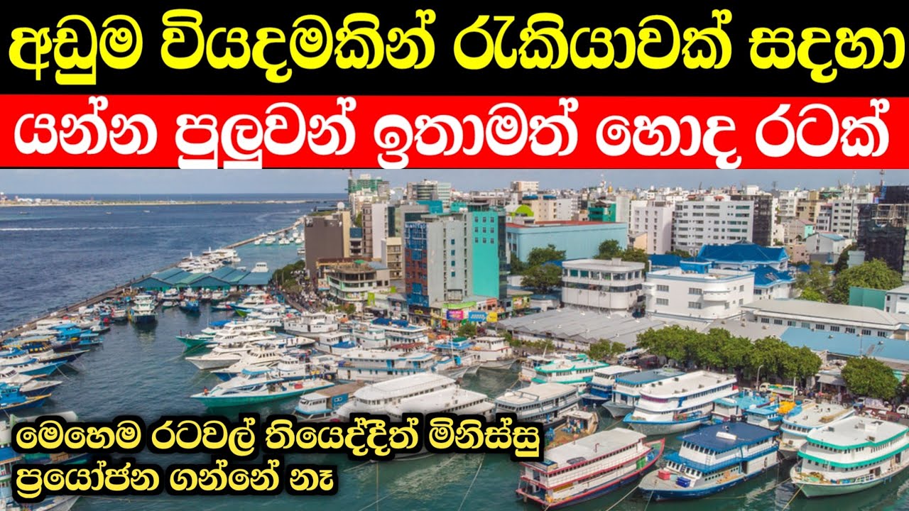 maldives job vacancies | අඩුම වියදමකින් රැකියාවකට යන්න පුලුවන් හොද රටක් 😃