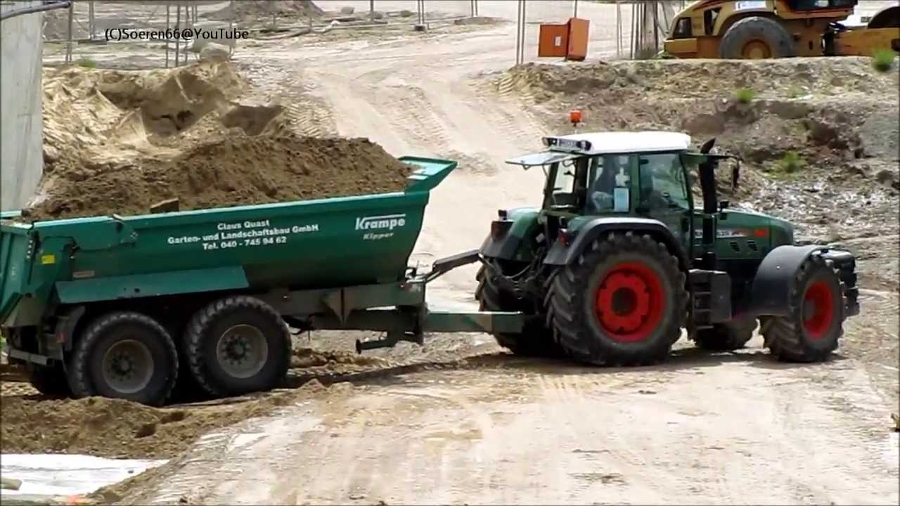Trecker FENDT 820 Vario mit Krampe Wannenkipper - Soeren66