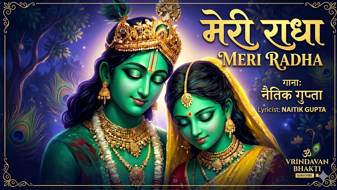 New Radha Bhajan 2026: मेरी राधा | Shri Radha Rani Song | Vrindavan Bhakti | Naitik Gupta