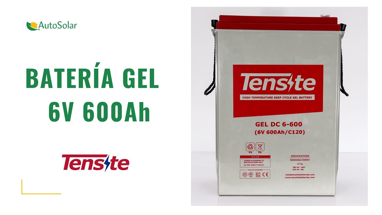 Bater&iacute;a Tensite 600Ah 6V | AutoSolar Colombia