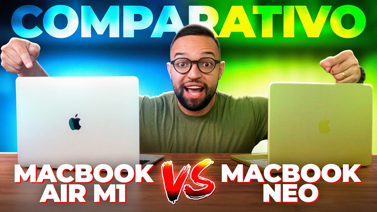 MacBook Neo vs MacBook Air M1 | Comparativo completo!
