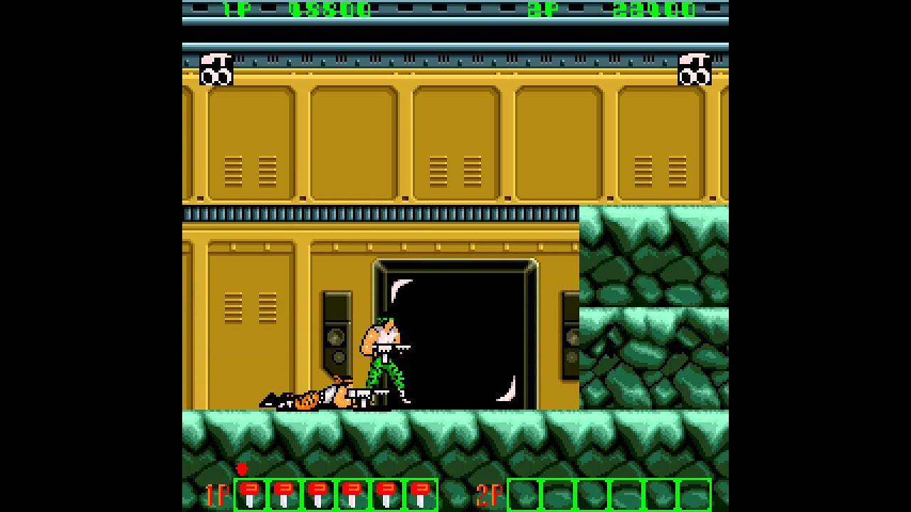 Midnight Resistance arcade 2 player 60fps no slowdown