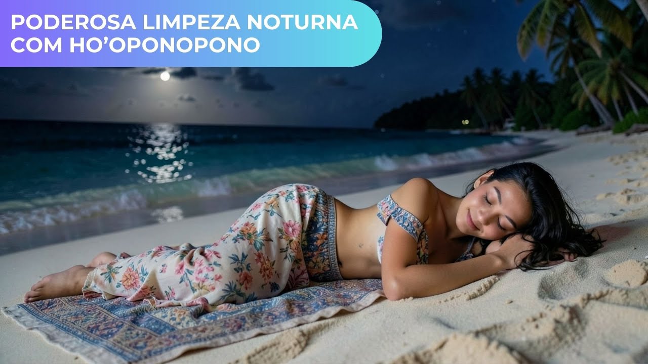 🌙 OUÇA DORMINDO: LIMPEZA PROFUNDA DO SUBCONSCIENTE E DNA, COM HO’OPONOPONO, REIKI E SOLFEGGIO 528HZ.