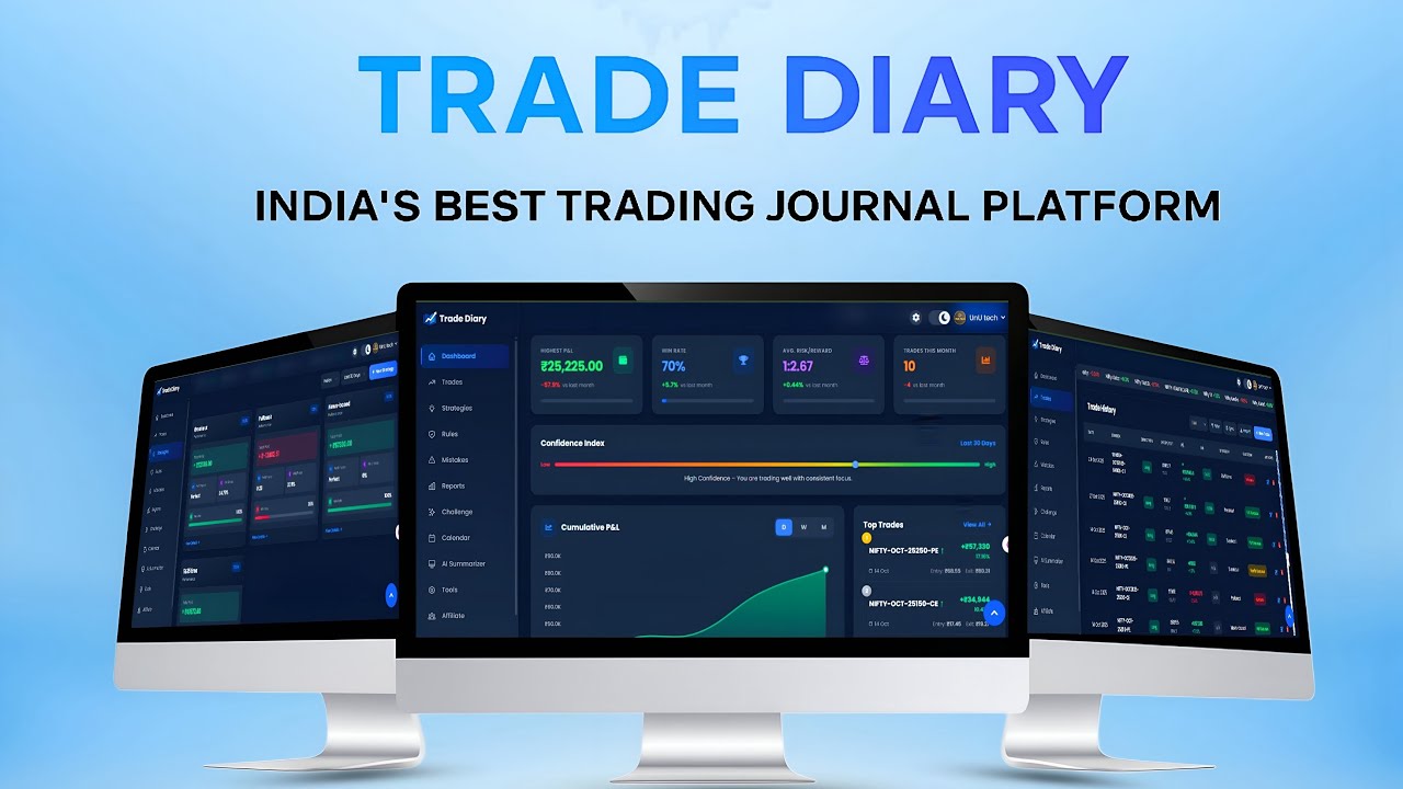 Demo video of trade diary 