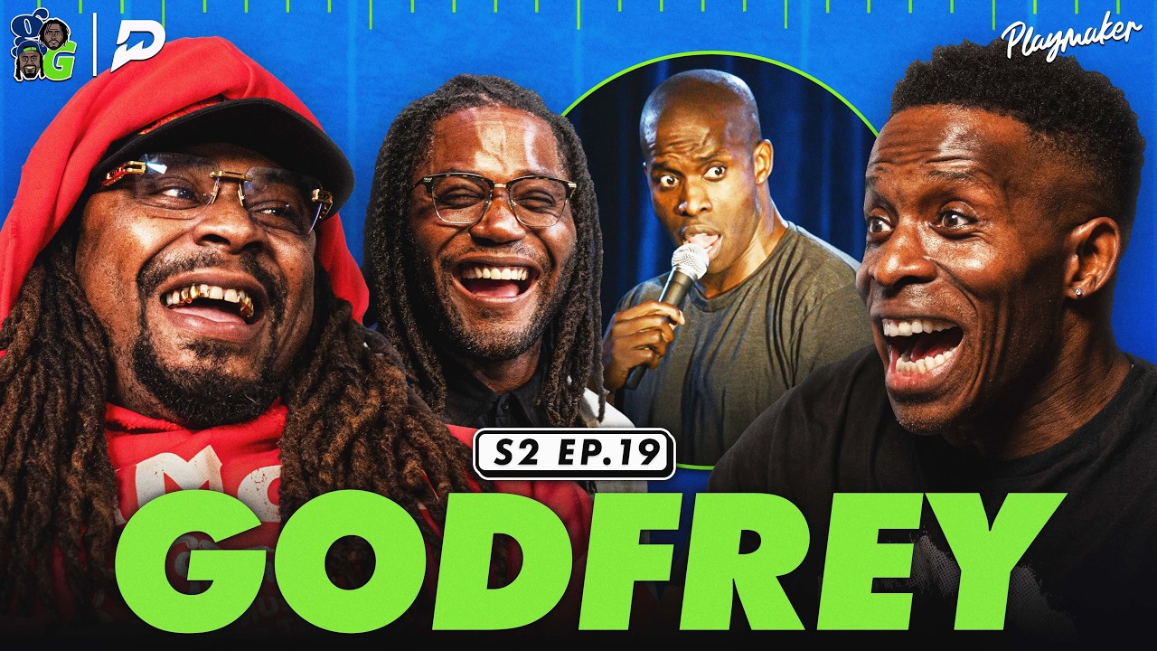 Marshawn & Godfrey Debate If The NFL Is Rigged or Not, HILARIOUS Super Bowl Story + Comedy Politics
