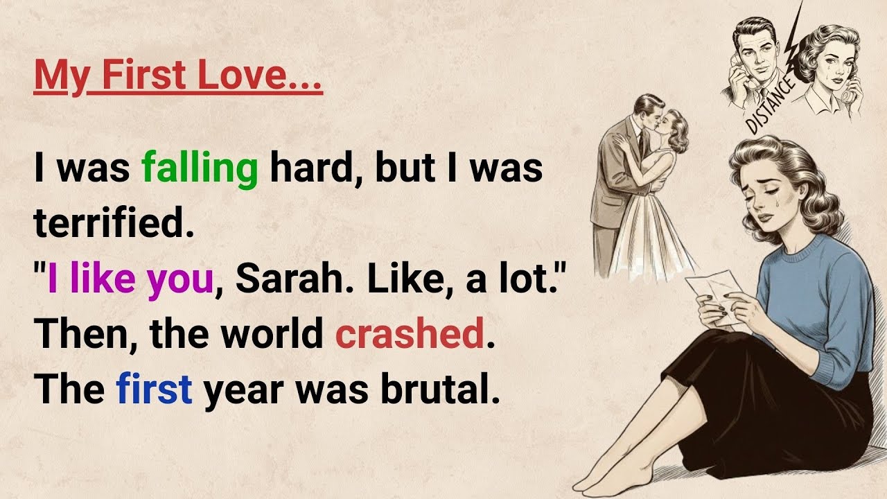 Learn English with Stories ⭐ My First Love | Level 3 English Listening & Speaking Practice #trending