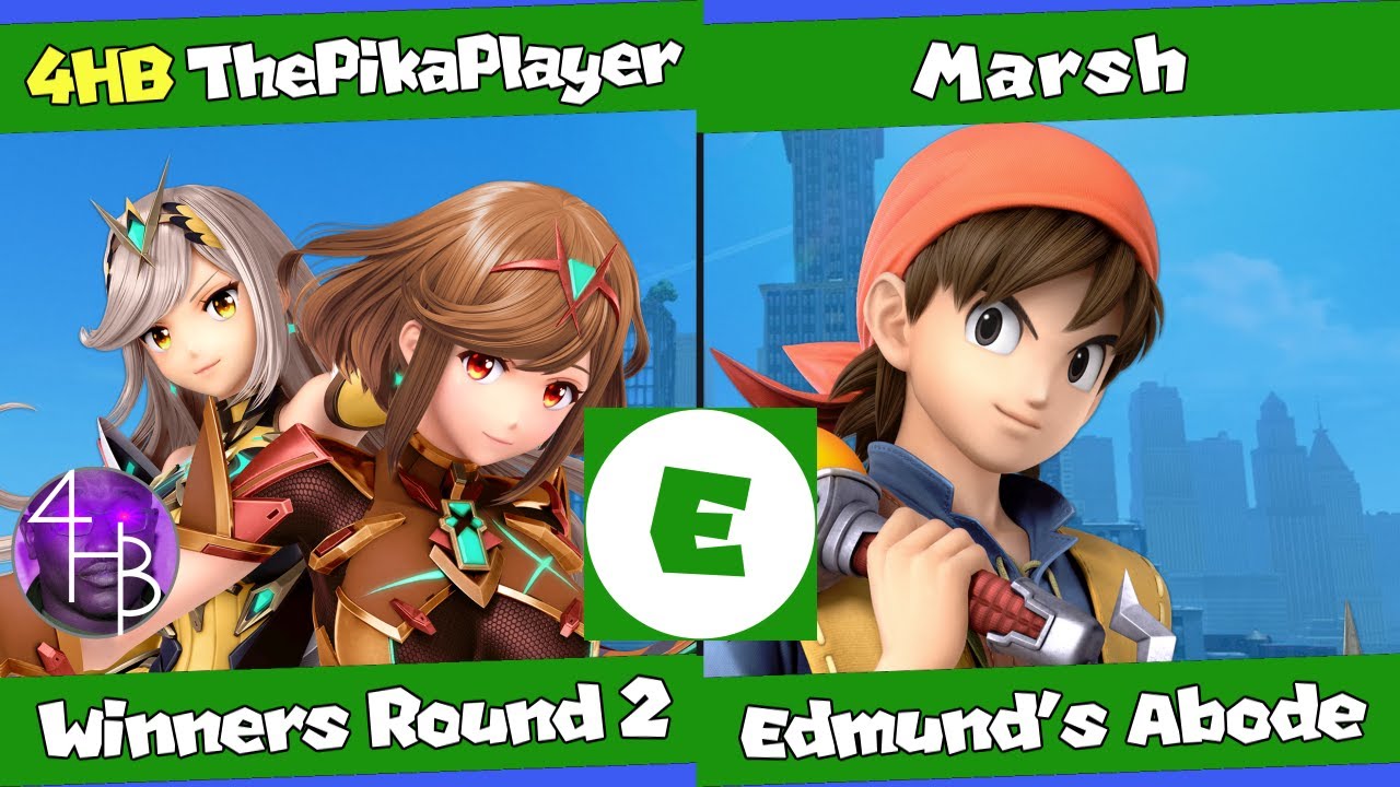Edmund's Abode - ThePikaPlayer (Mythra / Pyra) vs Marsh (Hero) - Winners Round 2