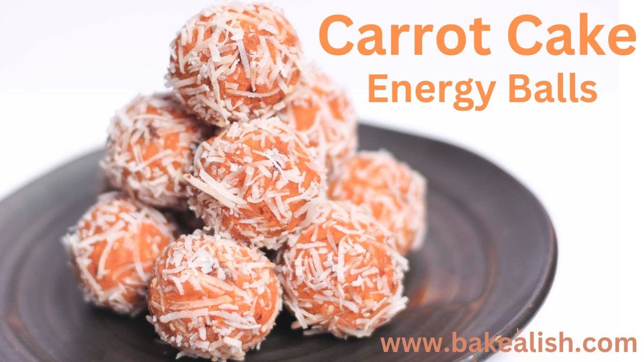 Carrot Cake Energy Balls Recipe - how to make energy bites