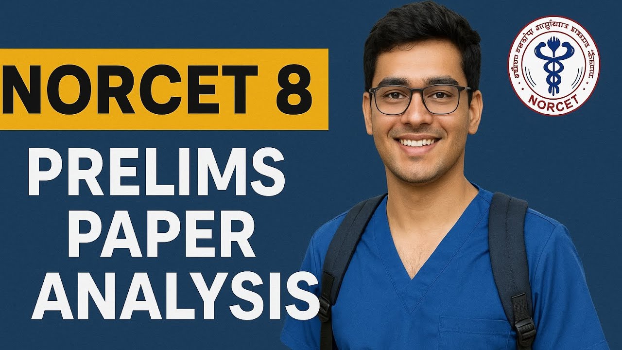 “NORCET 8 2025 Prelims Paper Analysis #norcet #norcet08