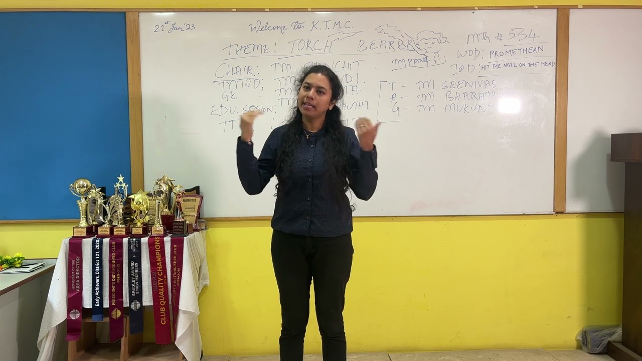 Learn how to crack Table topics like a pro | Education session by TM Arundhuthi