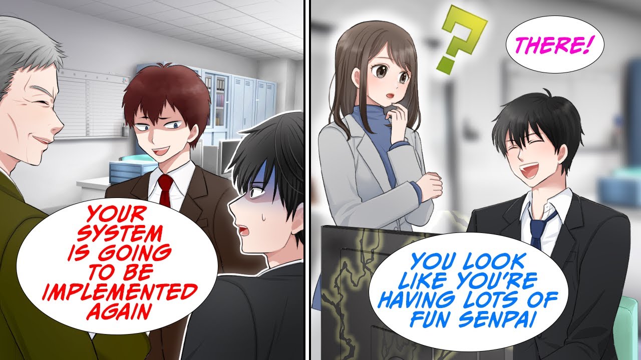 My colleague kept stealing programs I made so I decided to set a trap for him and… [Manga Dub]