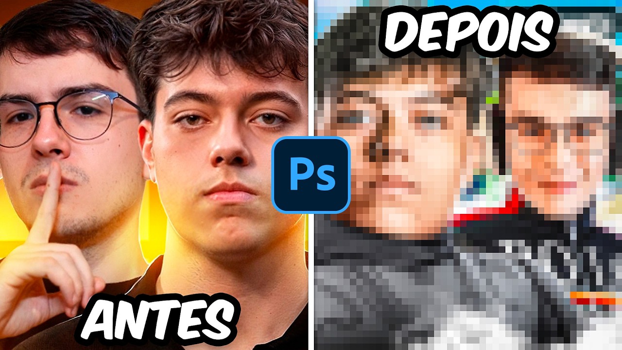 Recriando a thumbnail do @Nicksfps do fortnite no PHOTOSHOP!