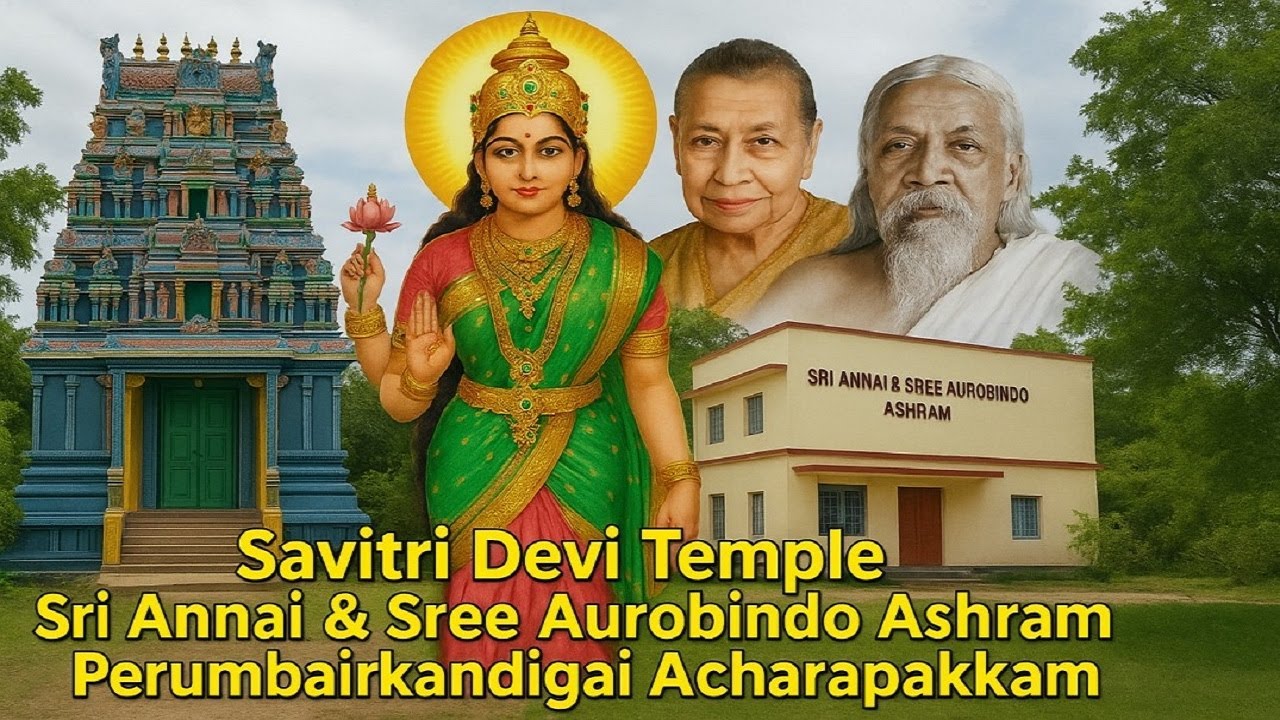 Mystical Temple of Light: Savithri Devi & Aurobindo Ashram Secrets Revealed !
