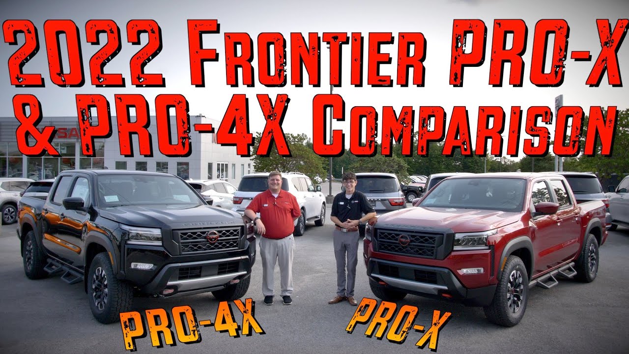 New 2022 Nissan Frontier Pro 4X & Pro X Comparison Walkthrough