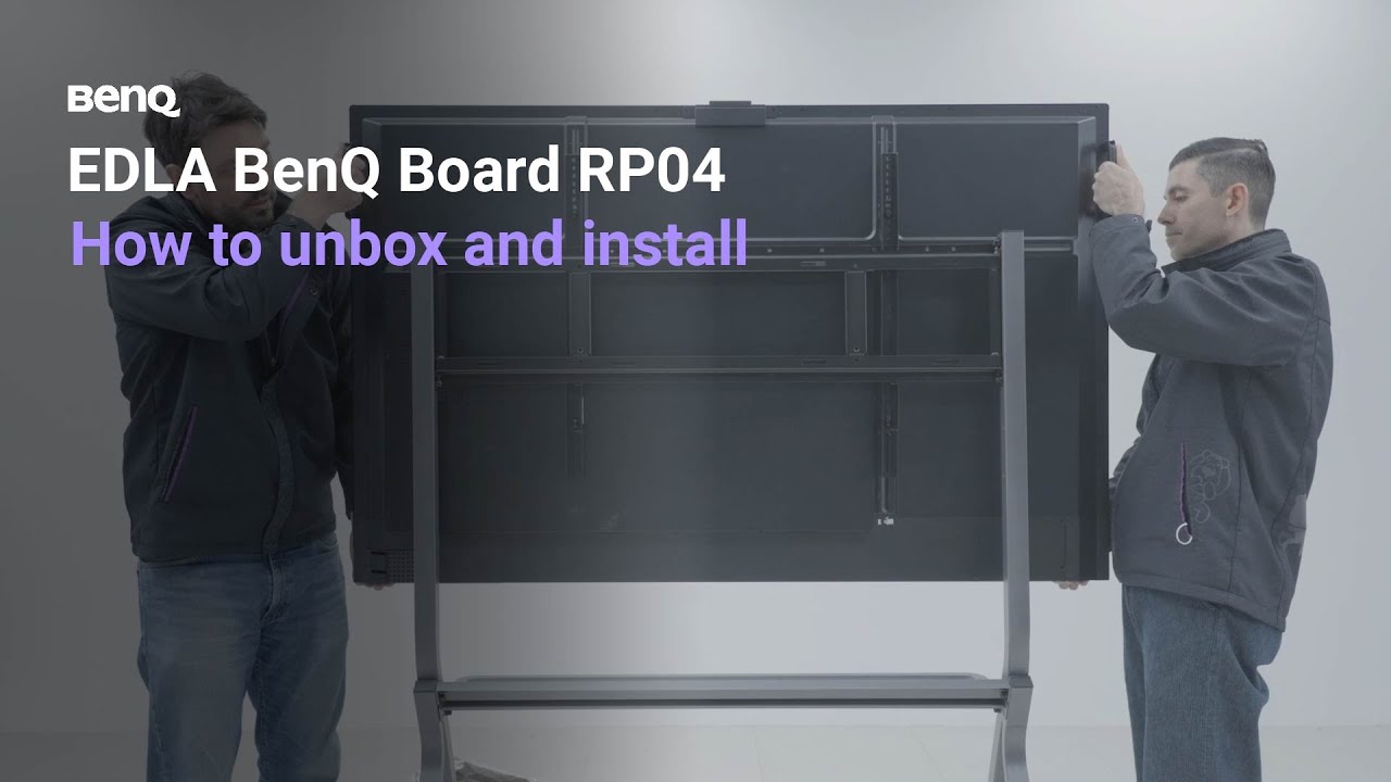 How to unbox and install on the RP04 | BenQ