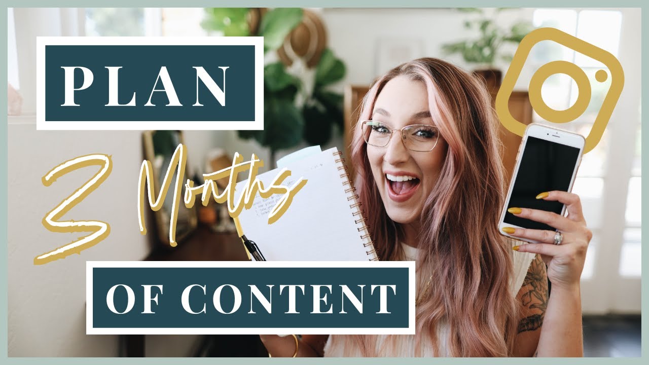 Plan 3 Months of Instagram Content in less than 3 HOURS 👉 Get more clients as a Hairstylist in 2021