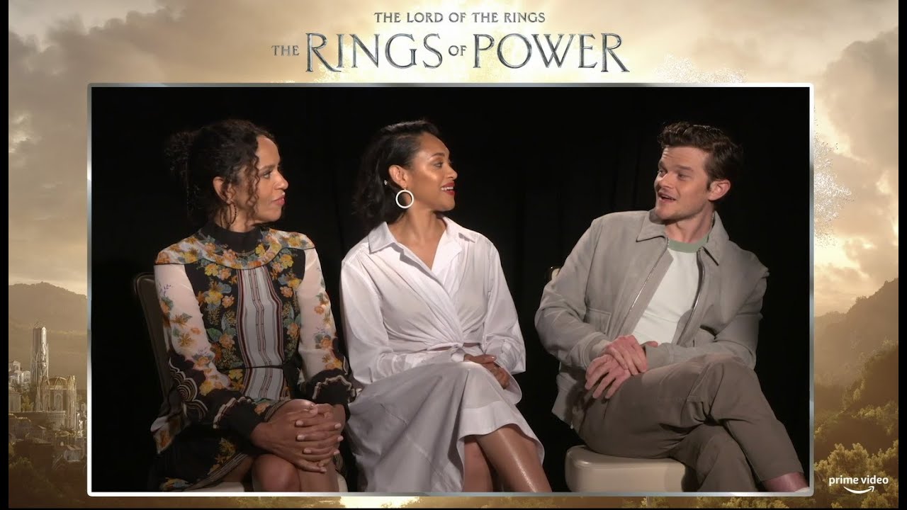 Lord of the Rings: The Rings of Power stars Sara Zwangobani, Cynthia Addai-Robinson, Robert Aramayo