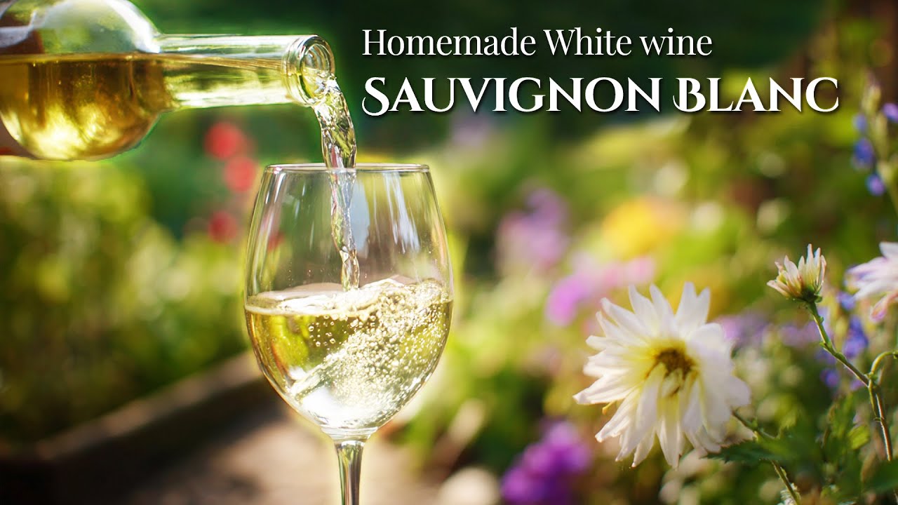 Homemade white wine: Making a delicious Sauvignon Blanc Wine