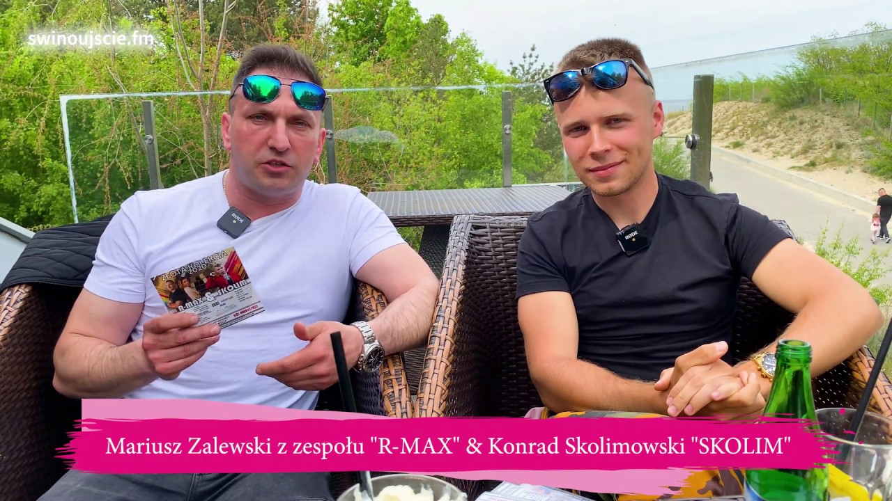 Mariusz Zalewski z zespołu R-MAX & Konrad Skolimowski SKOLIM