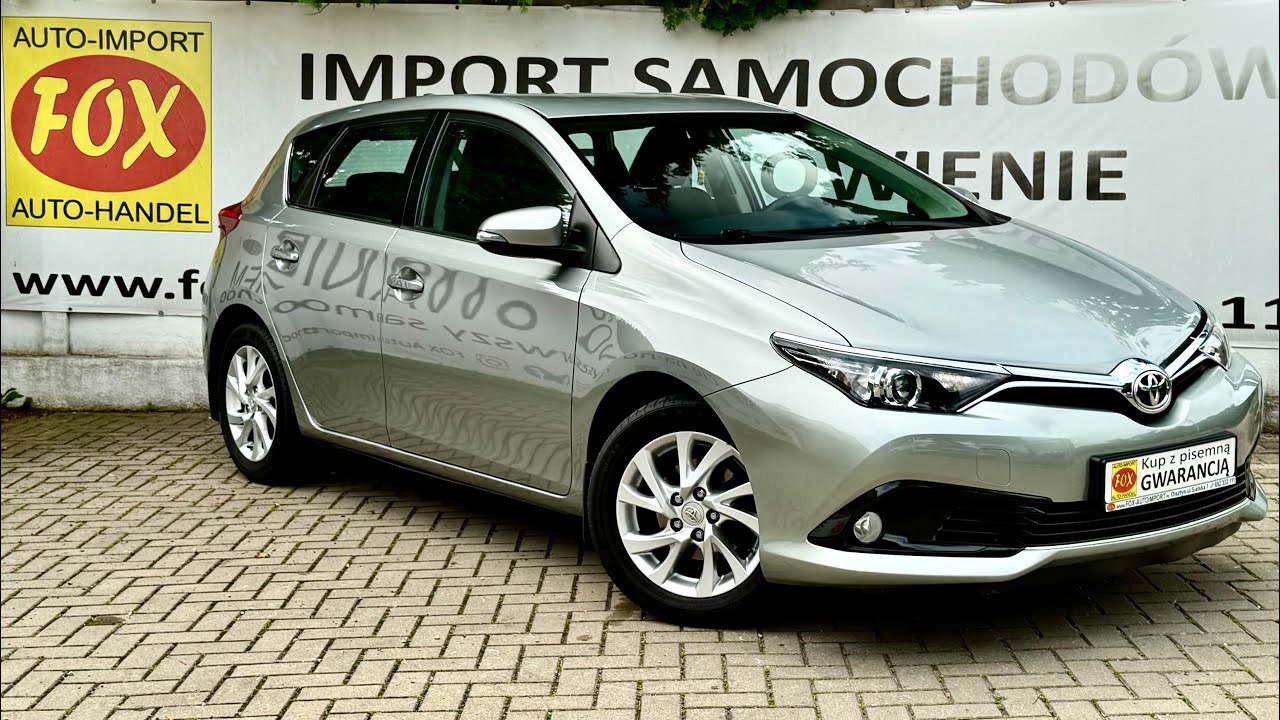 🚗Toyota Auris 1.6 132KM ⛽️benzyna ✅ 2016 rok 🇵🇱 Salon Polska - 2 właściciel 📣 od 395 zł miesięcznie