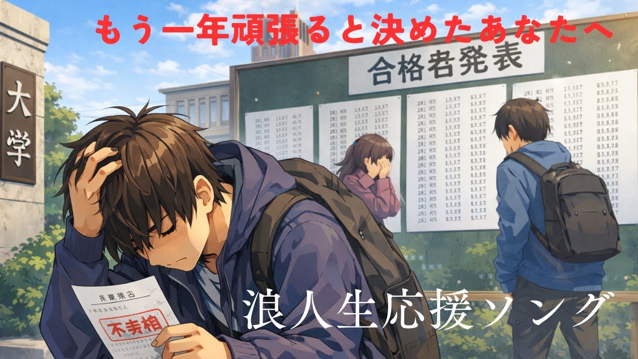 大学不合格　もう一年頑張ると決めたあなたへ