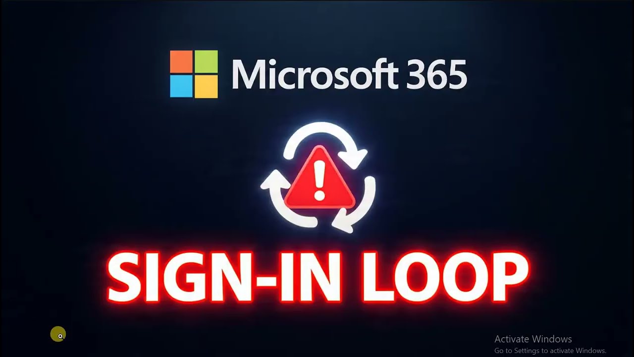 How to fix the Microsoft 365 sign in loop error
