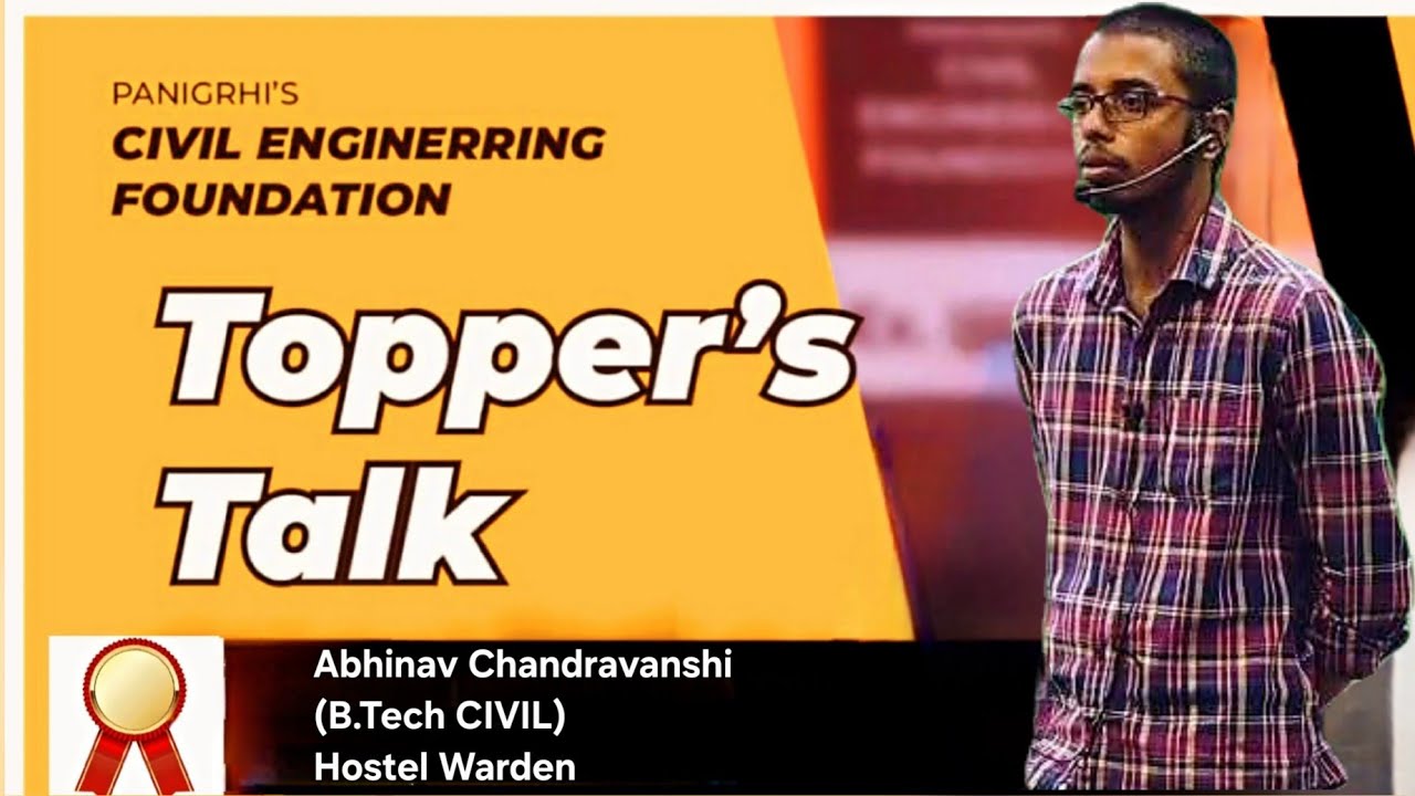 TOPPERS TALK ABHINAV CHANDRAVANSHI HOSTEL WARDEN CGVYAPAM,CGPSC PWD,WRD-JE @CGPSC @CGVYAPAM