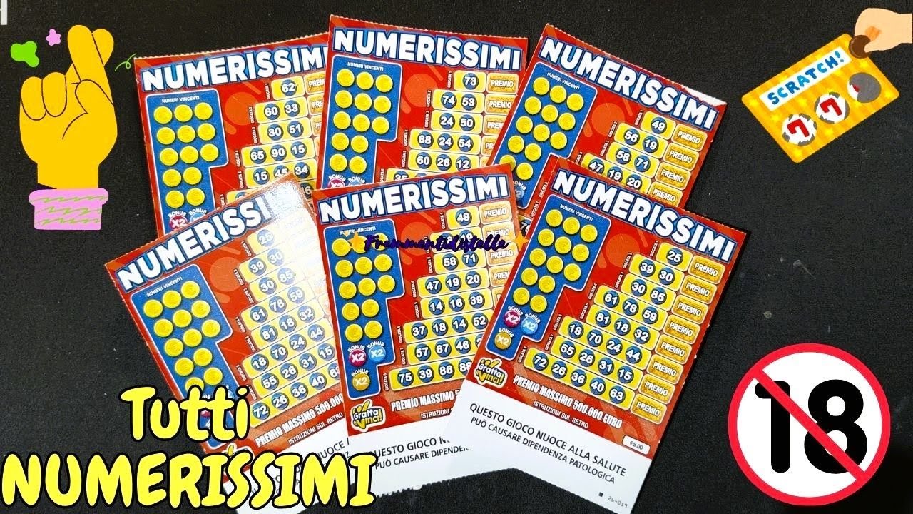Gratta e Vinci: Tutti Numerissimi 🔞💰🪙🍀