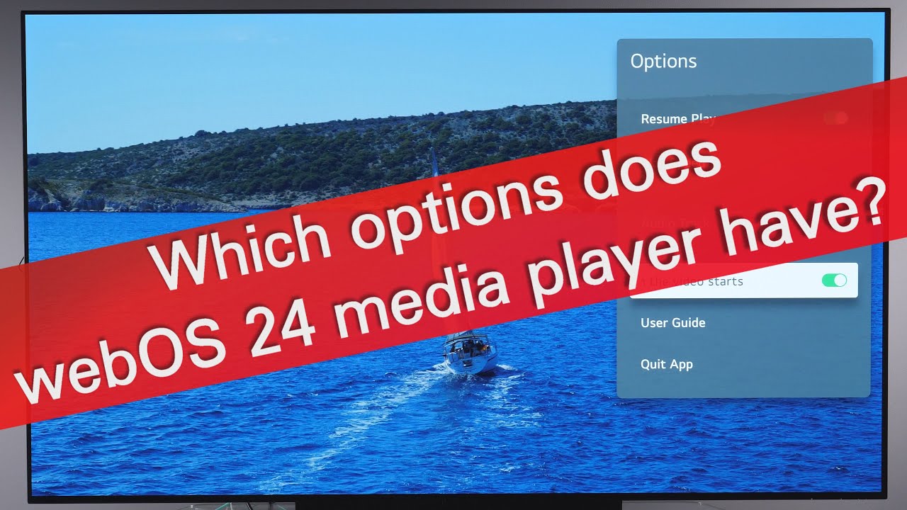 Przegląd odtwarzacza multimedialnego LG webOS 24 (demo na C4 OLED)