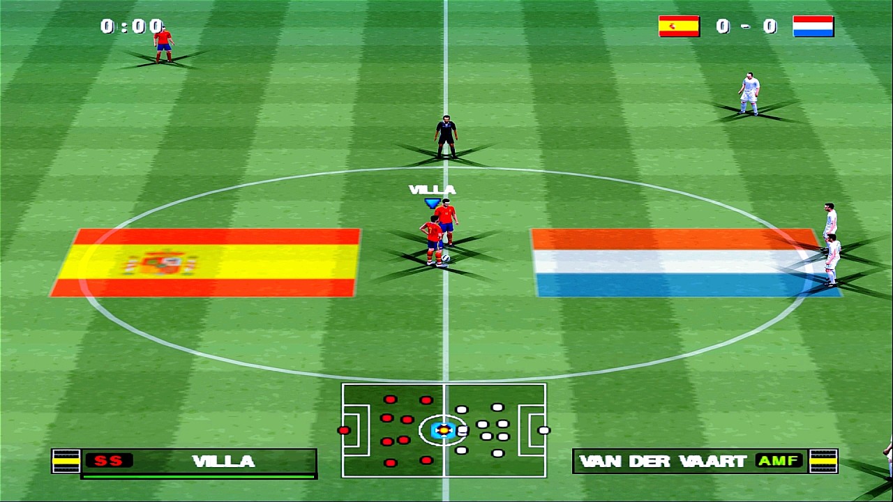 PES 2013 - Испания против Нидерландов | PS2