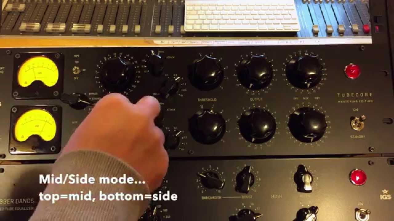 Stereo vs Mid/Side vari mu compression with HPF (IGS TUBCORE 3U)