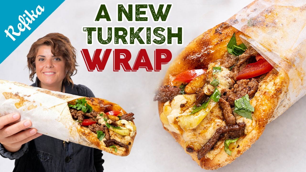 Потрясающий ролл за 10 минут. 🌯Включая приготовление горячего хумуса и отличную технику обжариван...