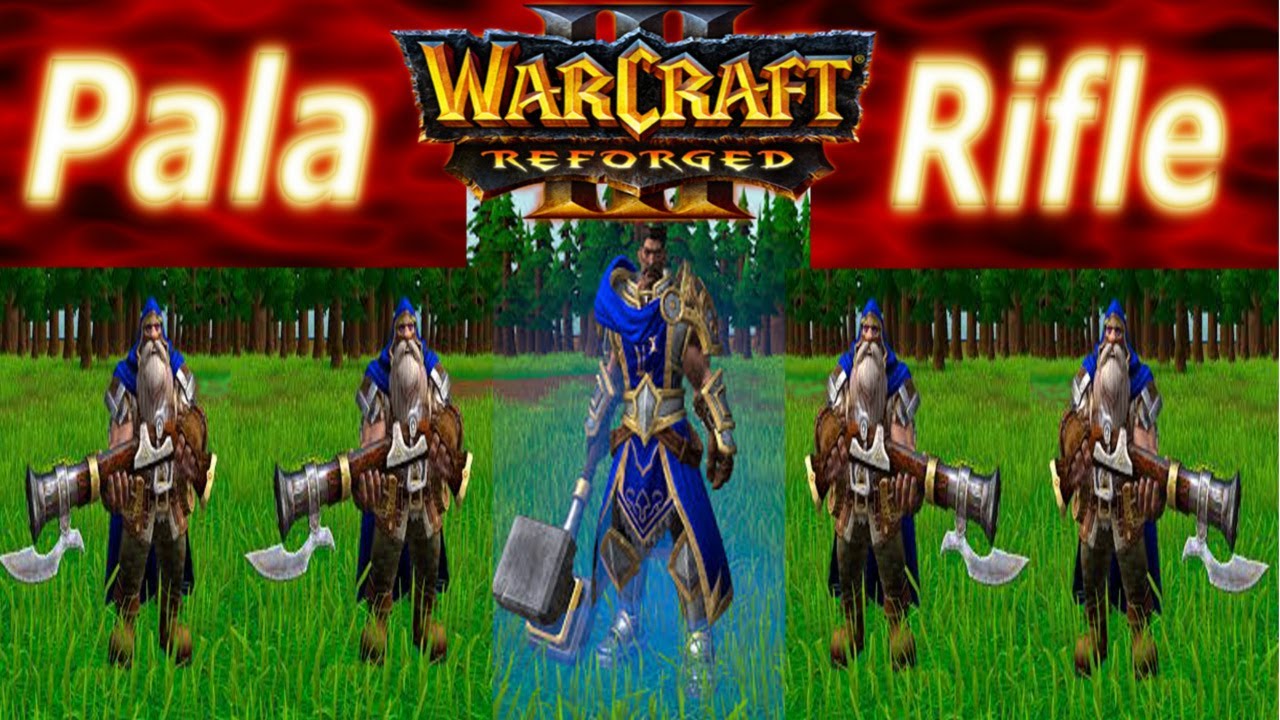 Paladin & Rifle - Warcraft 3 Human 4v4 Random Team Game [German] WC3 Reforged | Full Gameplay