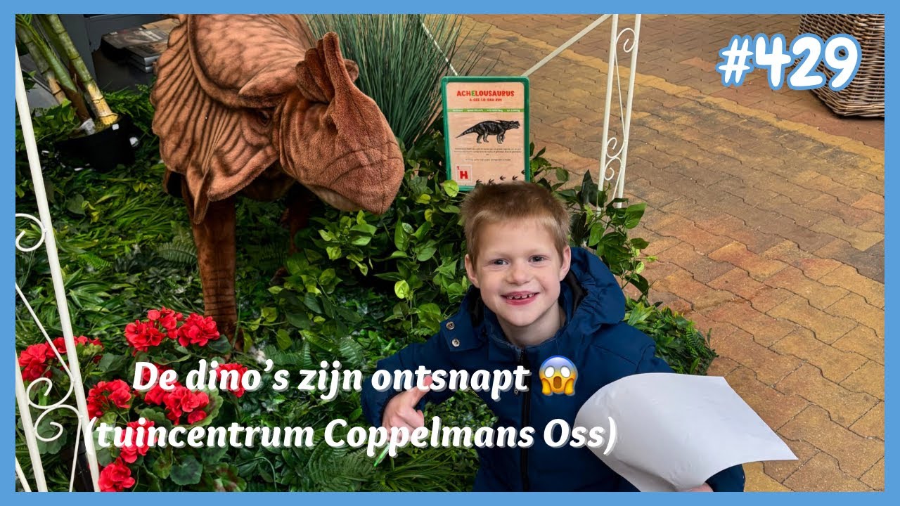 Ontdek DE GROOTSTE Dino's🦖 in Oss met een Speciale Gast 🐦‍⬛ #familiebroeders