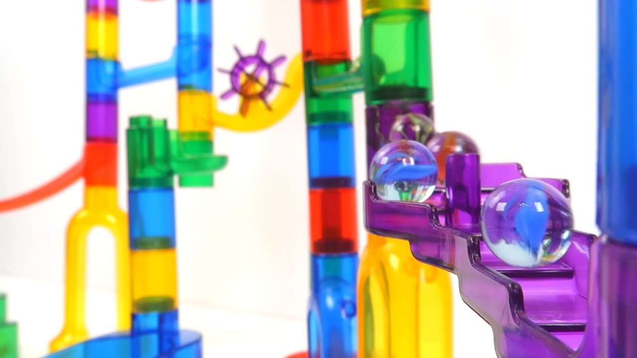 How to Build Marble Run SUPER Set CHALLENGE, Marble Genius