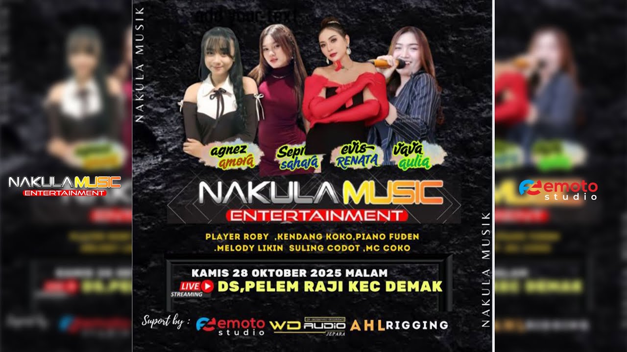 🔴 NAKULA MUSIC  -  LIVE PELEM RAJI DEMAK - HAPPY WEDDING MUJAB & VITA   - WD AUDIO JEPARA