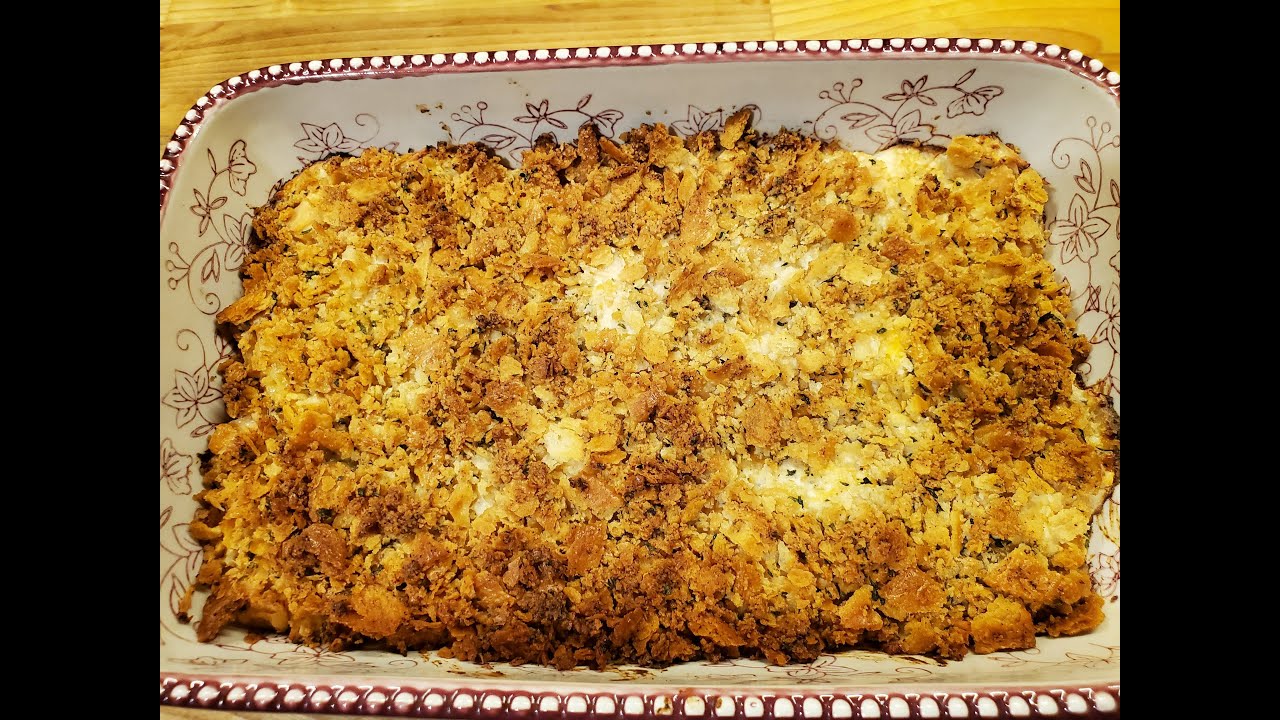 Creamy Ritz Chicken Casserole!