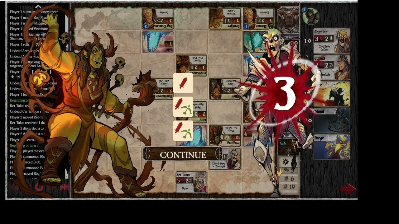 Summoner Wars FactionMasters Season 7 Game 14 Orange Lazarus (SO) vs DeadRef (FK)