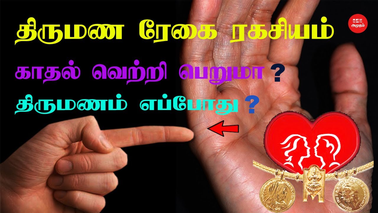 திருமண ரேகை காதல் ரேகை பலன்கள் | காதல் திருமணம் | ஜோதிடம் | கைரேகை சாஸ்திரம் | Marriage line benefit
