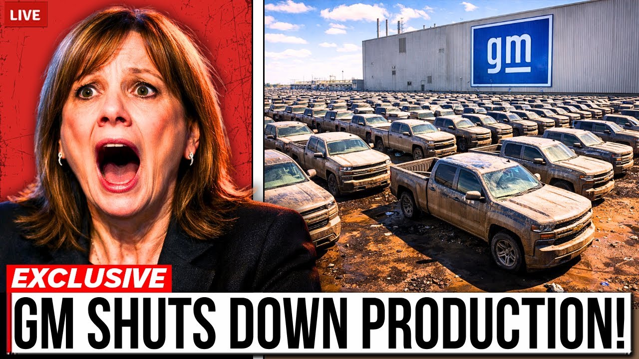 GM HALTS Production After More Than 900,000 Trucks Pile Up UNUSED!
