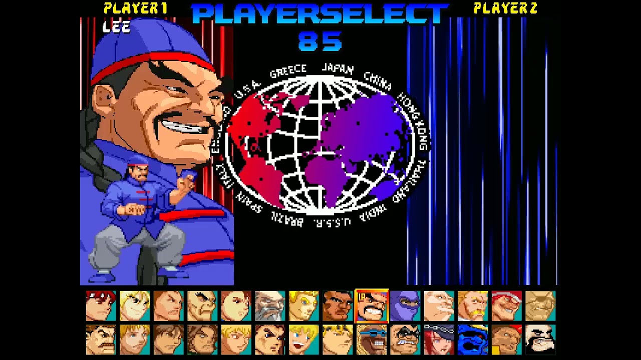 Street Fighter 1 IKEMEN GO (Logo, Intro, Menus, Practice & Roster)