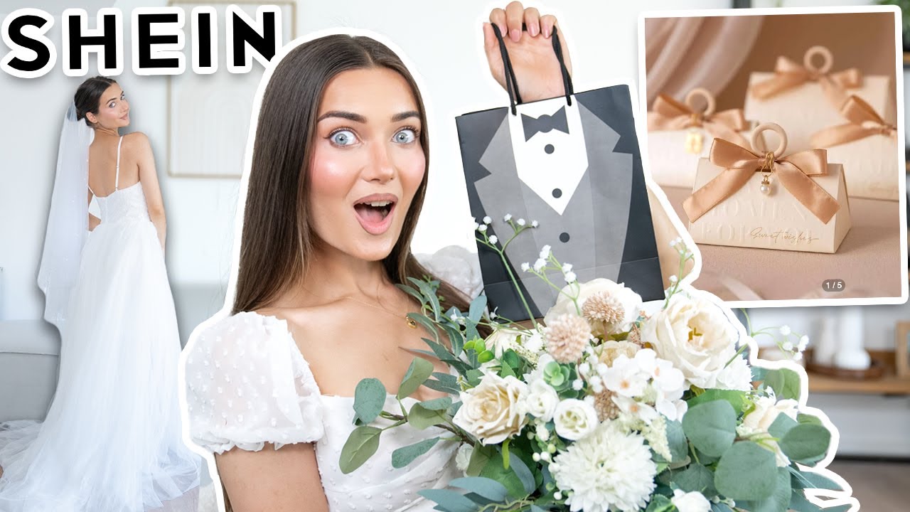 У SHEIN ЕСТЬ СВАДЕБНЫЕ ТОВАРЫ!? ПОПРОБУЙТЕ ДЕШЕВЫЙ ДЕКОР, ПЛАТЬЯ И ЦВЕТЫ! РЕКЛАМА