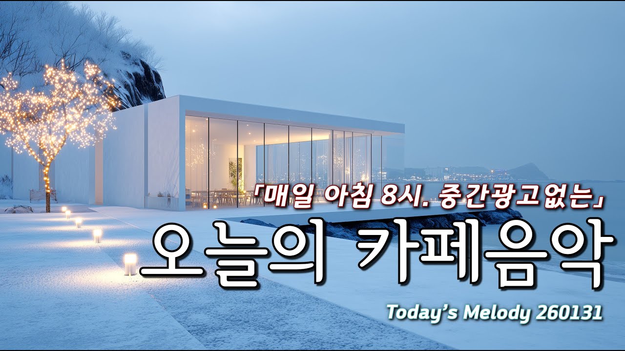 [카페 Playlist] 겨울에 듣기 좋은 카페음악☕ 아침에 그냥 틀어놓기 좋은 잔잔한 음악🌿 듣자마자 마음이 편안해지는 음악🎵 Winter Cafe Music 260131
