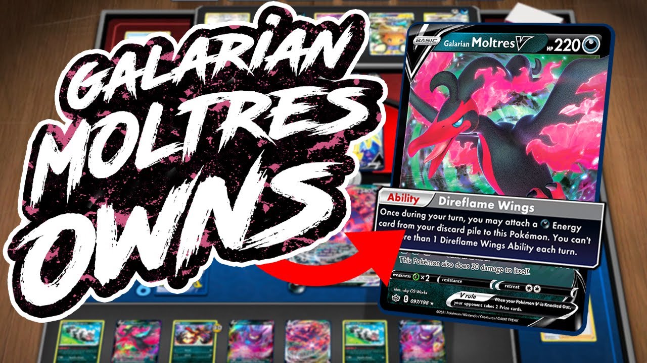 Galarian Moltres V is one of the best cards in Chilling Reign!
