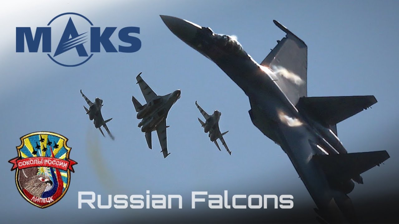 Su-35S ✈️ Соколы России at MAKS Airshow!!