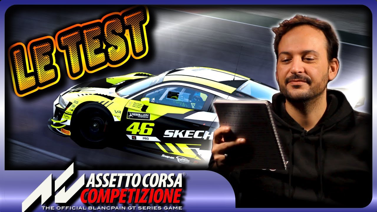 Test AUDI R8 LMS GT3 EVO2 + Setup - Assetto Corsa Competizione - TONDEUZ AGAZON Driver Academy