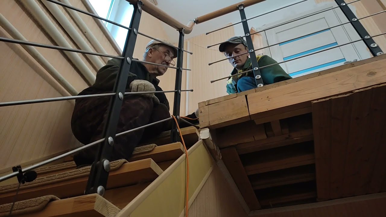 Переезд в Белгород/Ремонт лестницы/Убираем кирпич, будем делать дровяник / Чесночные булочки/