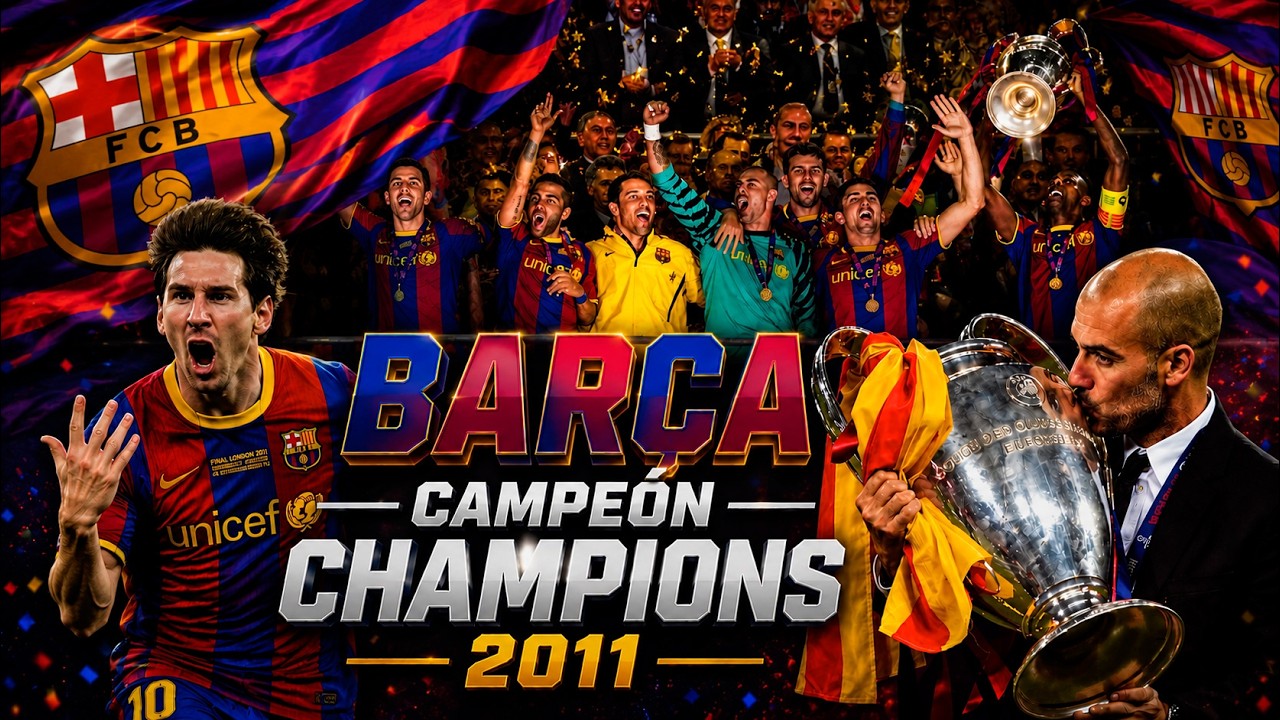 BARCELONA CAMPEÓN 🏆 de EUROPA 2011