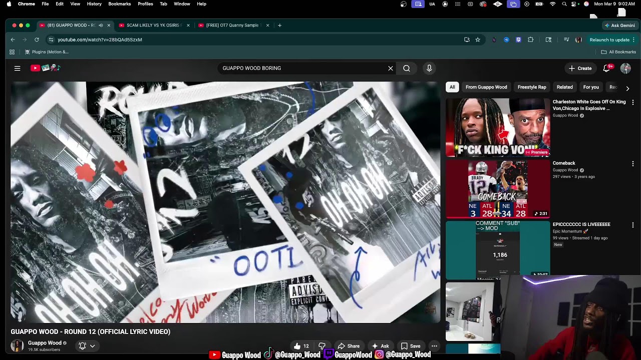 🔴CHARLESTON WHITE GOES OFF ON KING AGAIN BREAKS IT DOWN,607 UNC & 9 To 5 Workers V.s GUAPPO React's